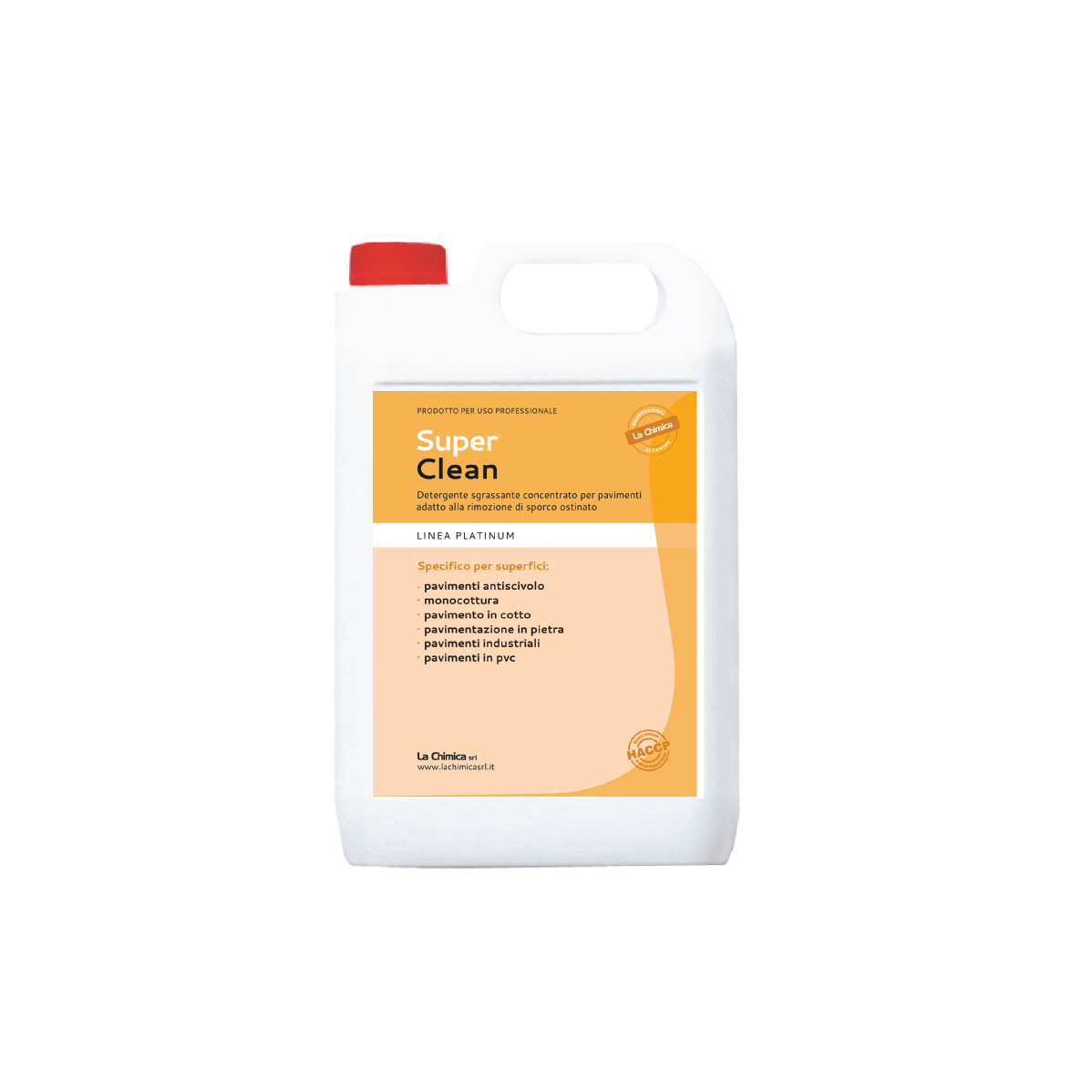 Super Clean, detergente pavimenti manutentore ad alta capacità sgrassante